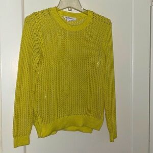 BCBG yellow green sweater size: M